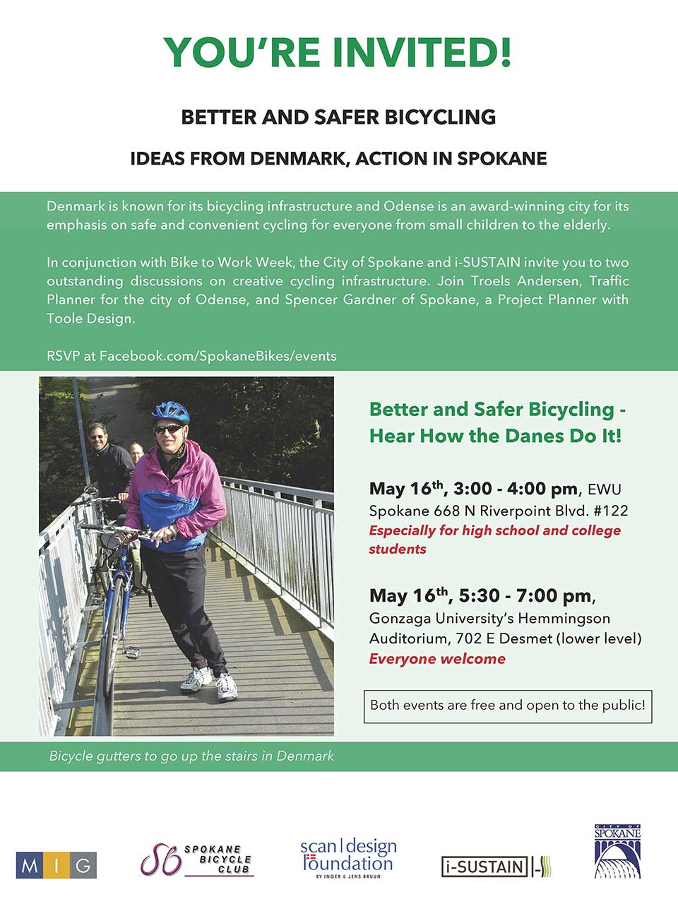 Spokane in Motion Educational Events Flyer