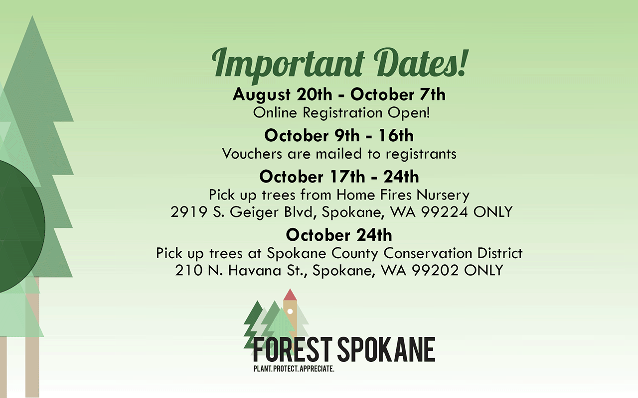 Free Tree Event Important Dates