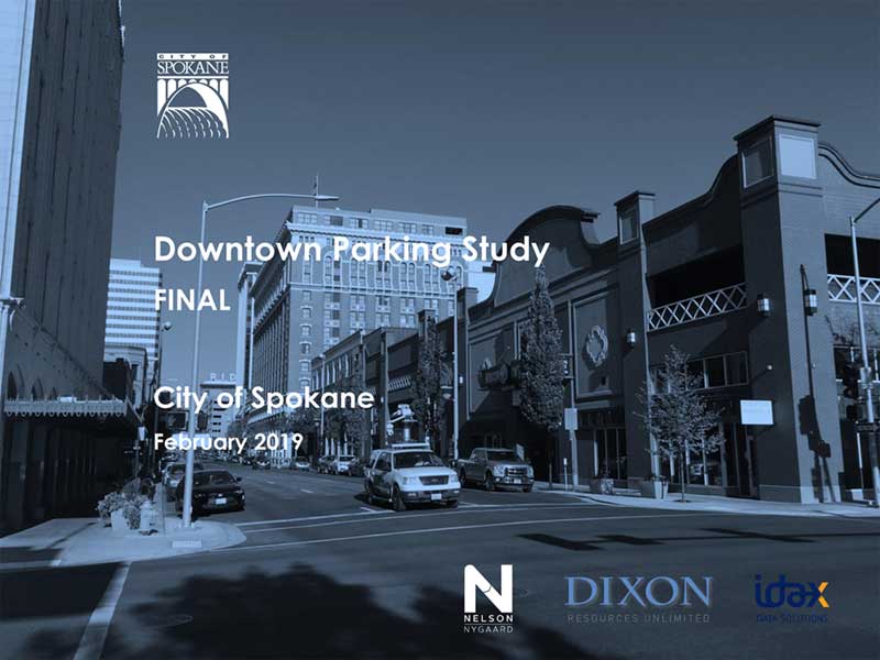 2019 Downtown Spokane Parking Study Plan