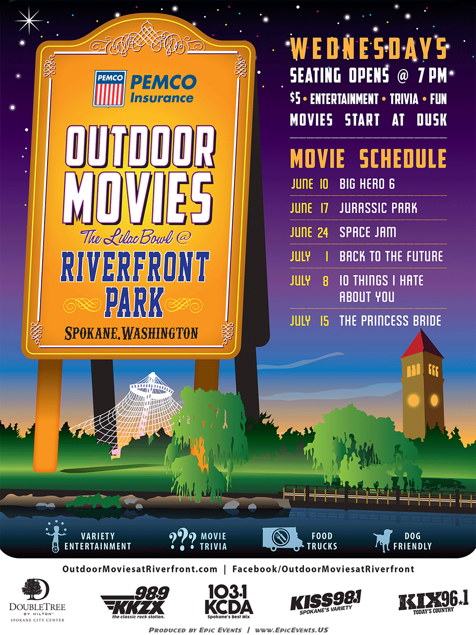 Outdoor Movies Flyer
