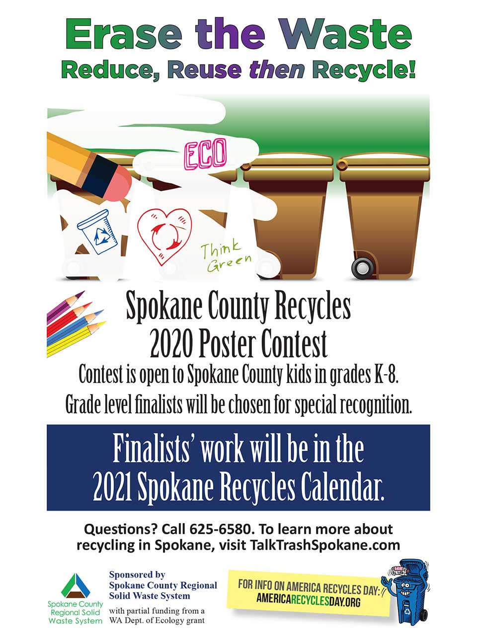 2020 Spokane Recycles Poster Contest
