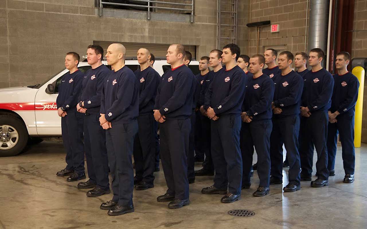 SFD Fire Fighters at News Conference 2015-01-15