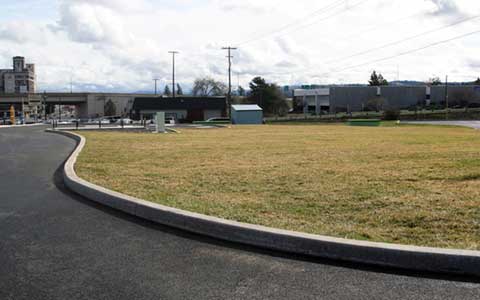 Grassy areas at East U-district CSO tank site