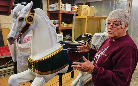 Carousel Horse Restoration Bette Largent