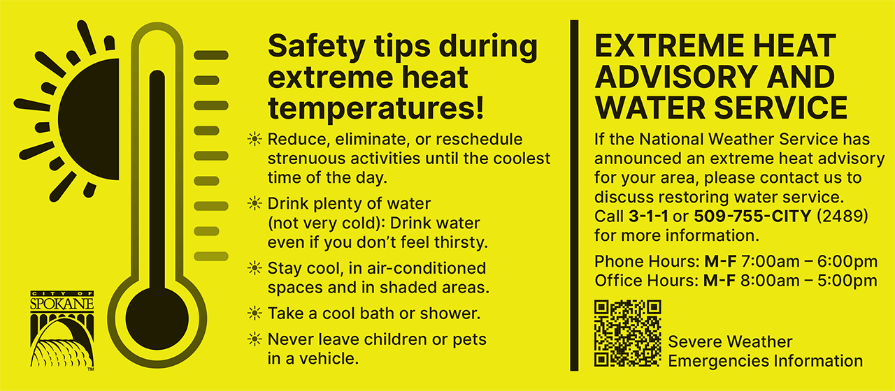 July 2026 Utility Insert - Extreme Heat Advisory and Water Service