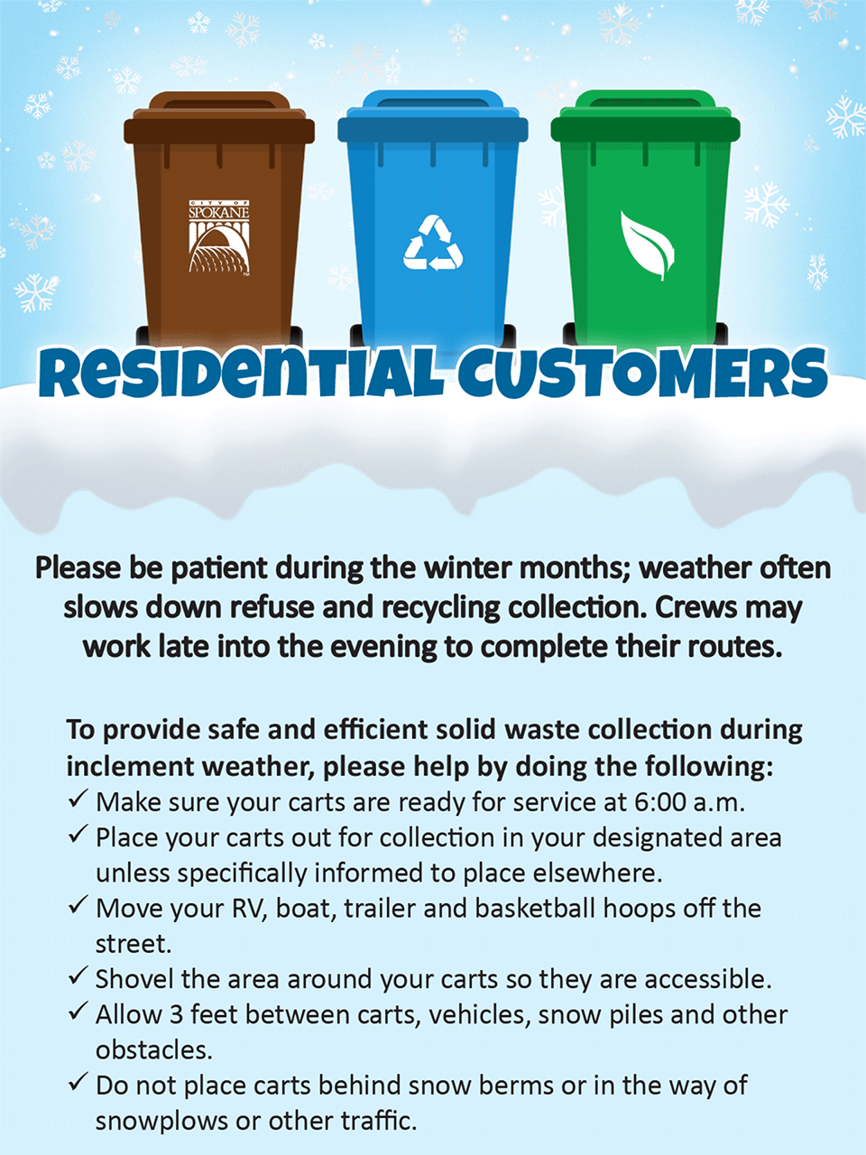 October 2025 Utility Insert - Solid Waste Residential Customers