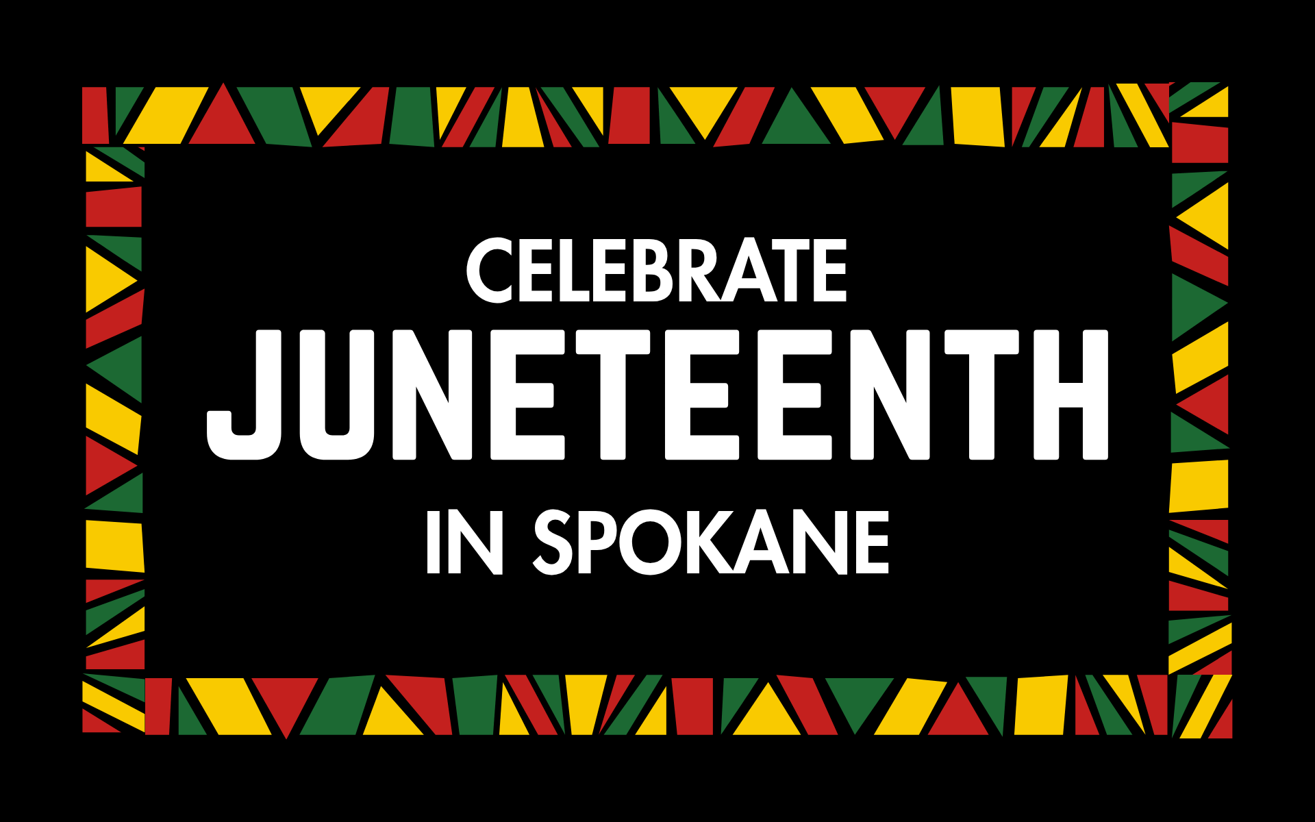 Celebrate Juneteenth in Spokane Logo