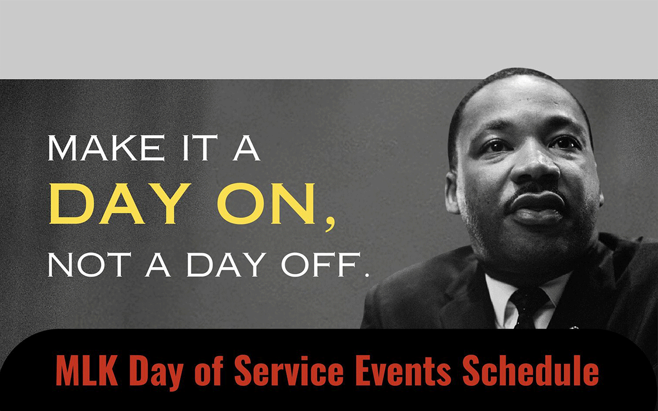 MLK Day of Service Events Schedule