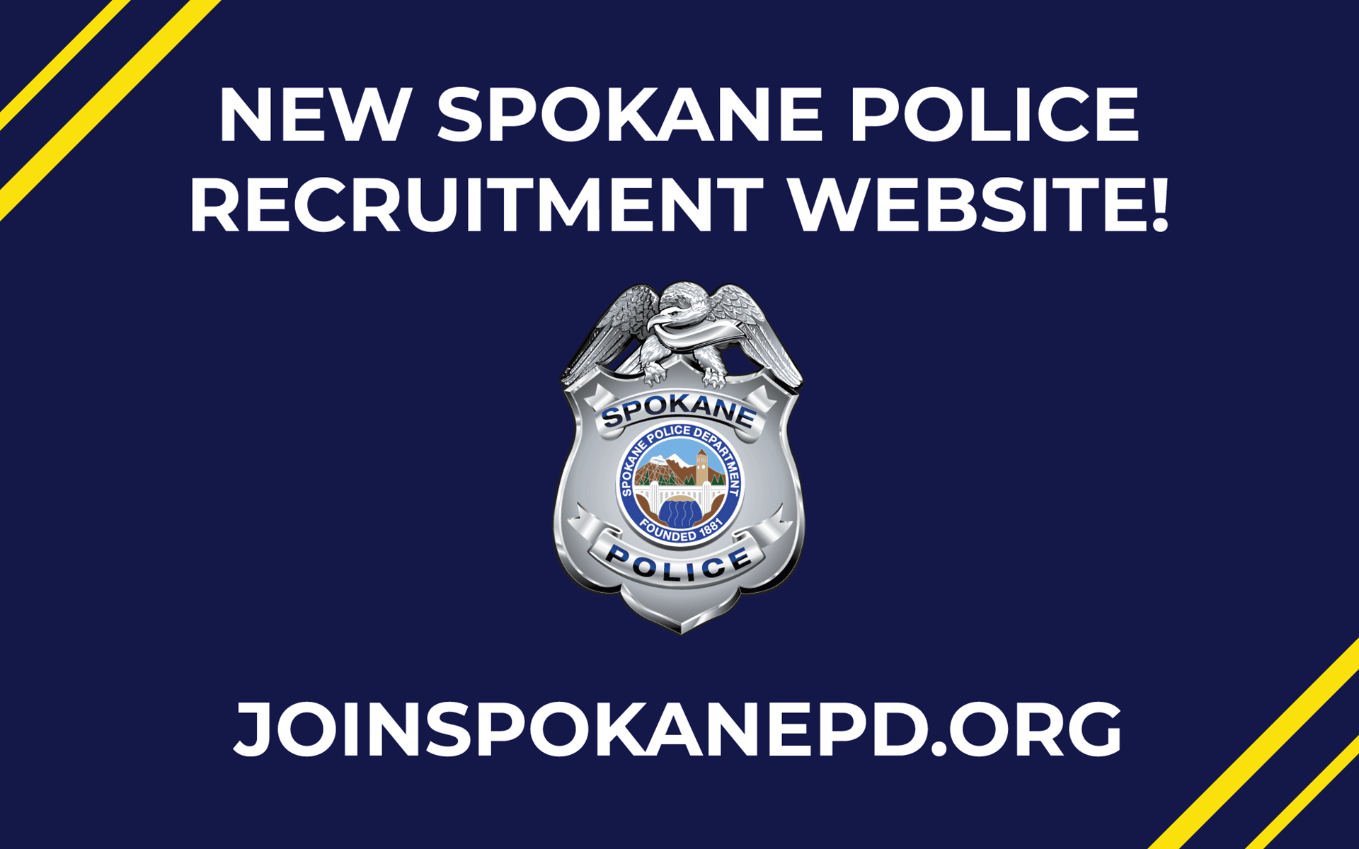 City of Spokane Launches New Police Recruitment Website - City of 