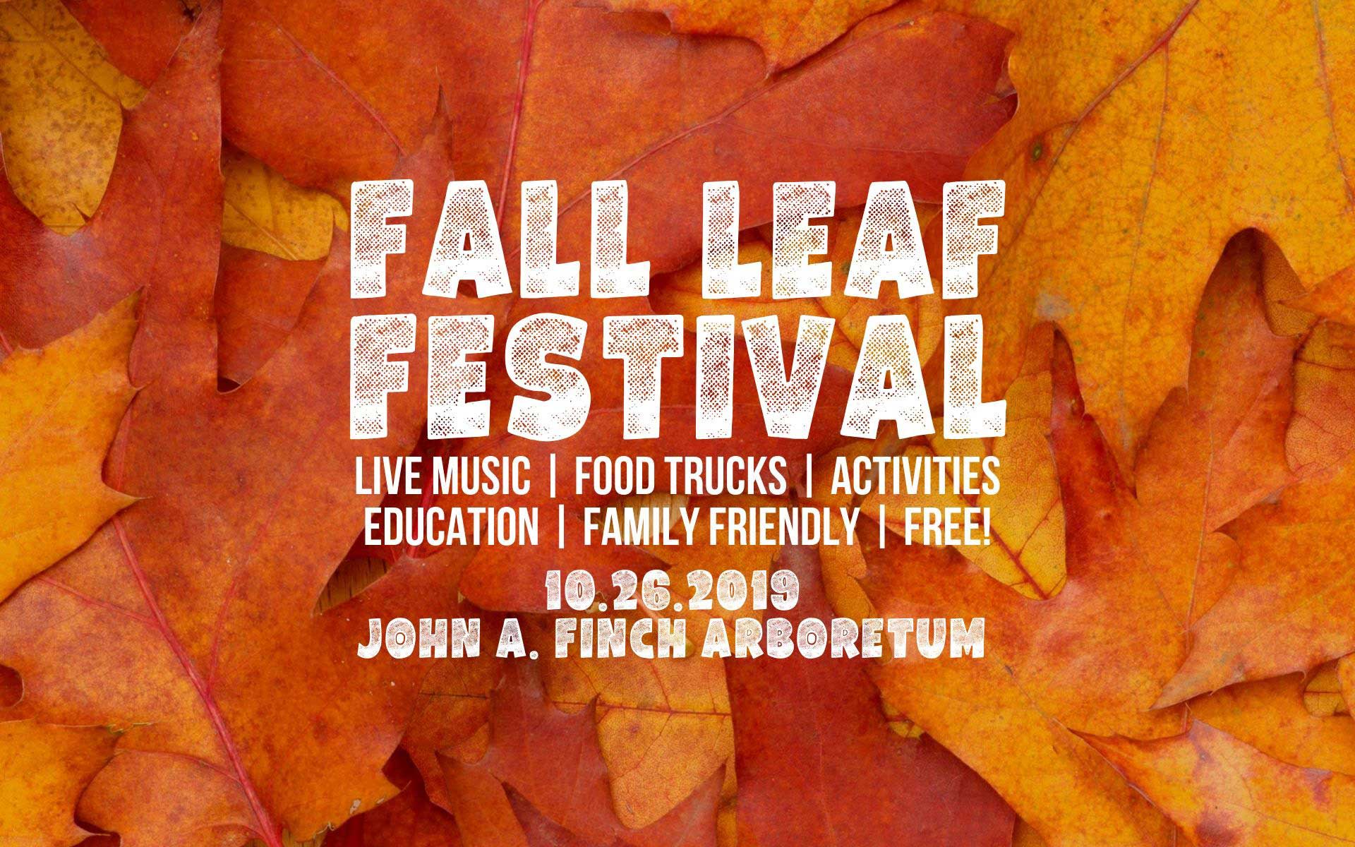 Fall Leaf Festival Returns to Finch Arboretum City of Spokane, Washington