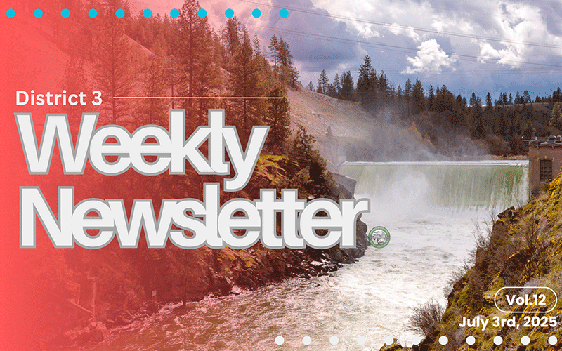 District 3 Weekly Newsletter Vol. 12