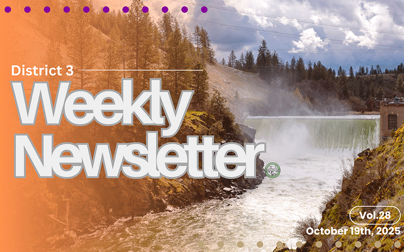 District 3 Weekly Newsletter Vol. 28