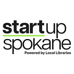 StartUp Spokane + Library Logo