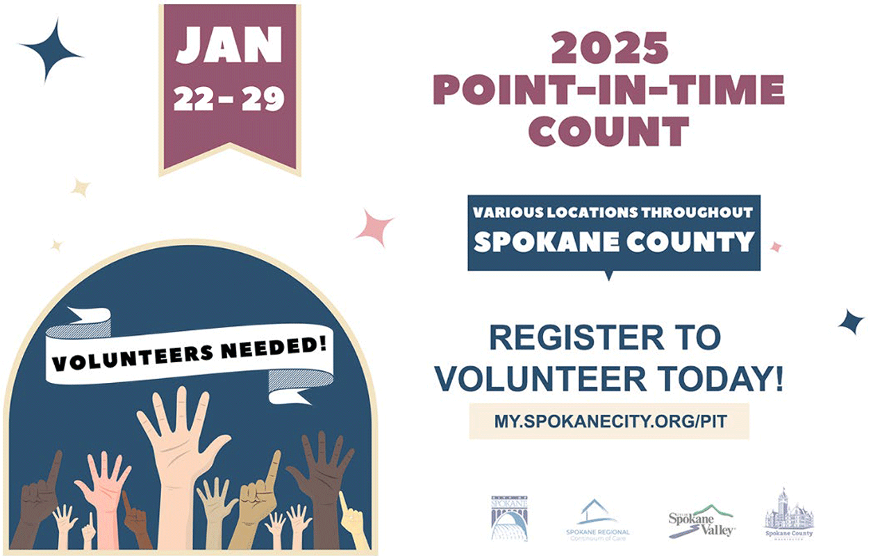 Volunteer for the 2025 Point-in-Time Count