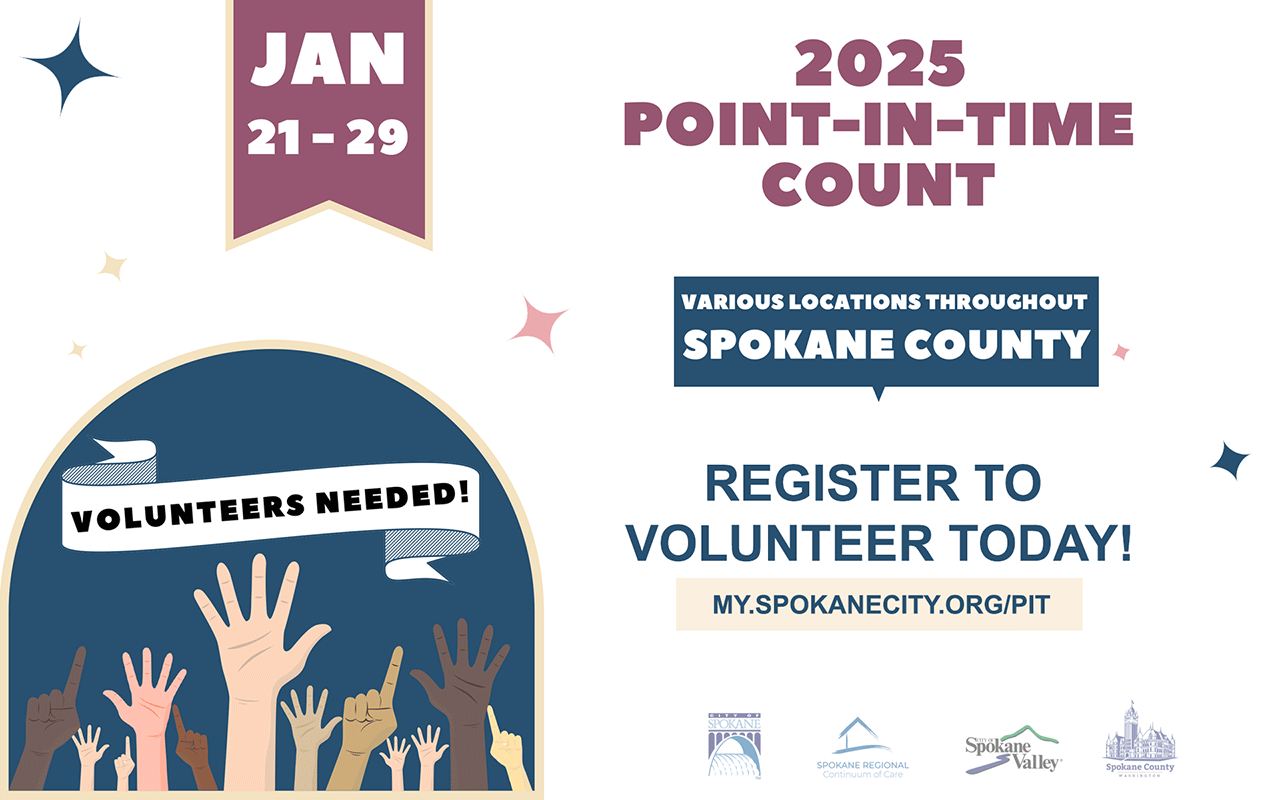 Volunteer for the 2025 Point-in-Time Count