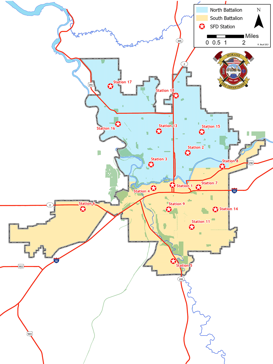 Fire Stations Map