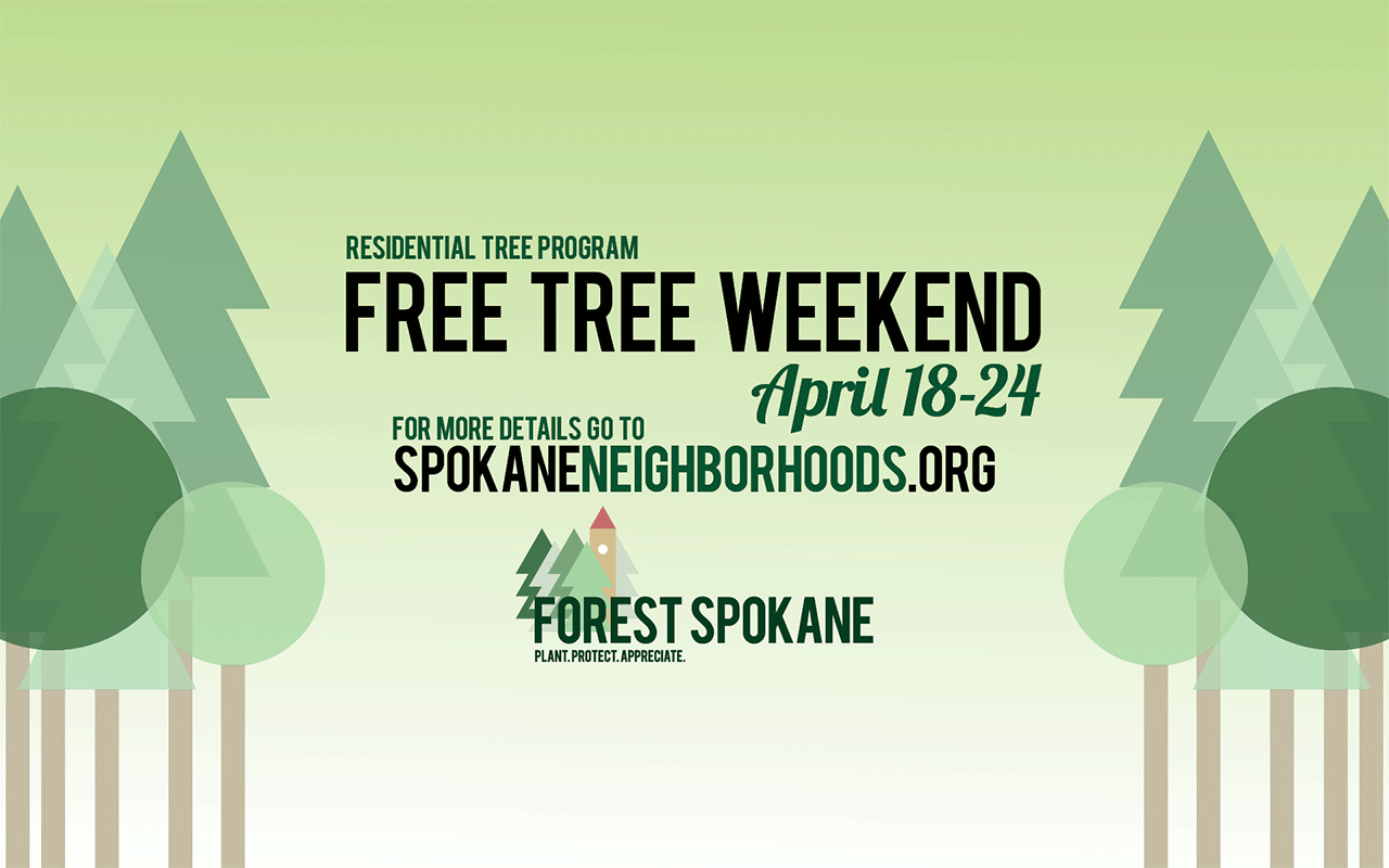 1,000 more free trees are available! City of Spokane, Washington