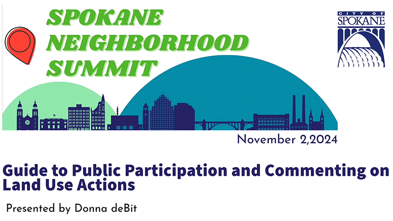 Neighborhood Summit - Guide to Public Participation and Commenting on Land Use Actions