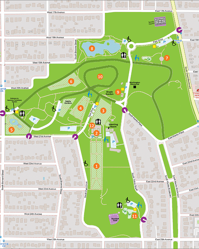 Manito Park Map