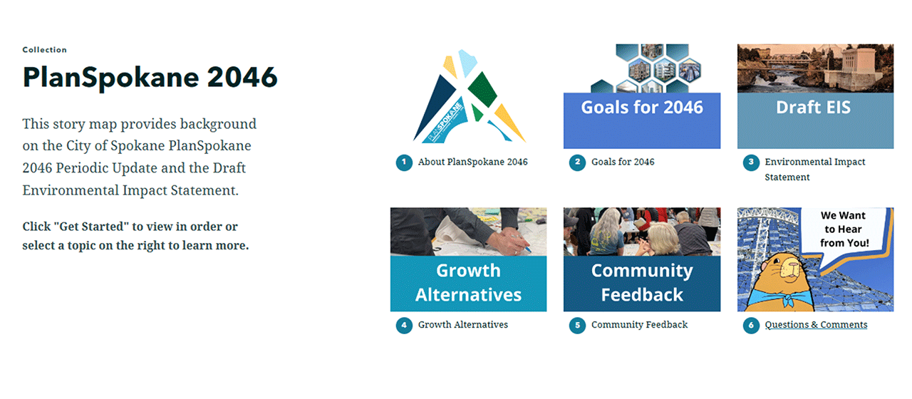 PlanSpokane StoryMap