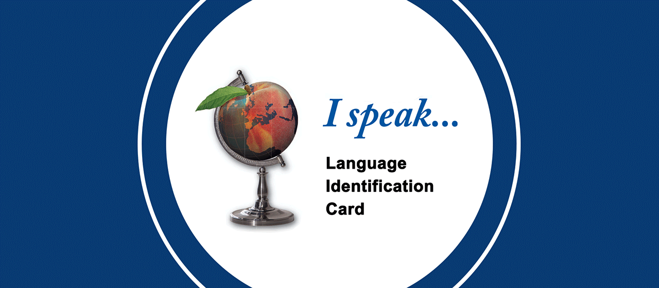 Language Identification Card