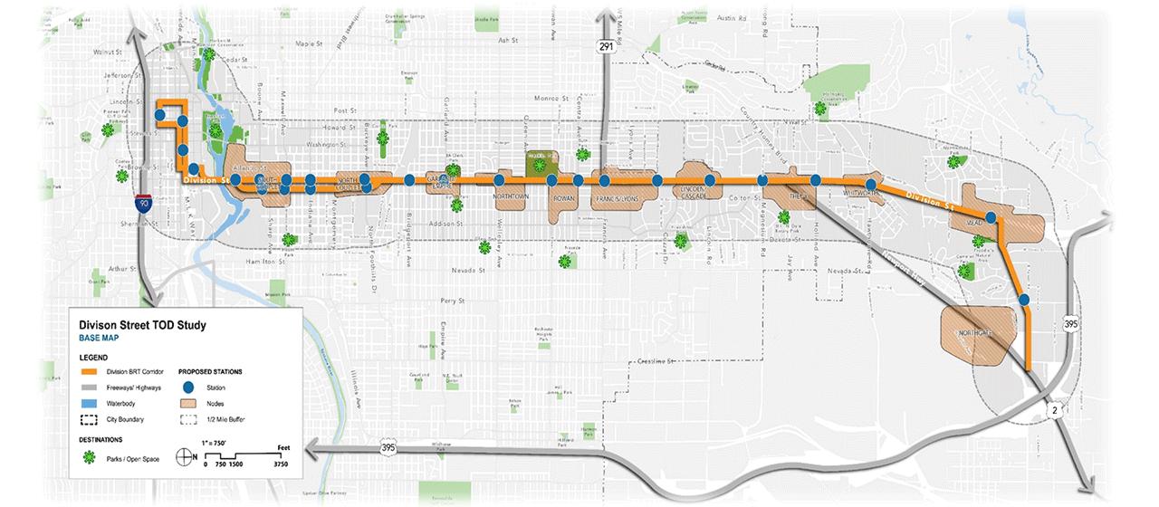 Division Street TOD Project Map