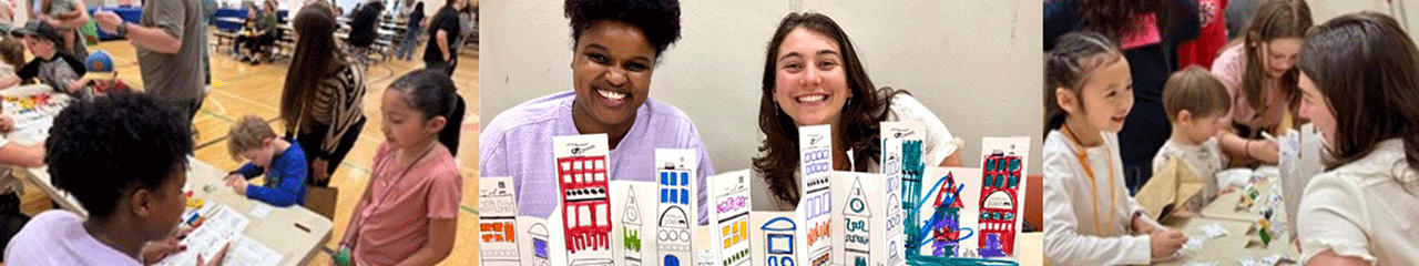 Photos of activity booths
