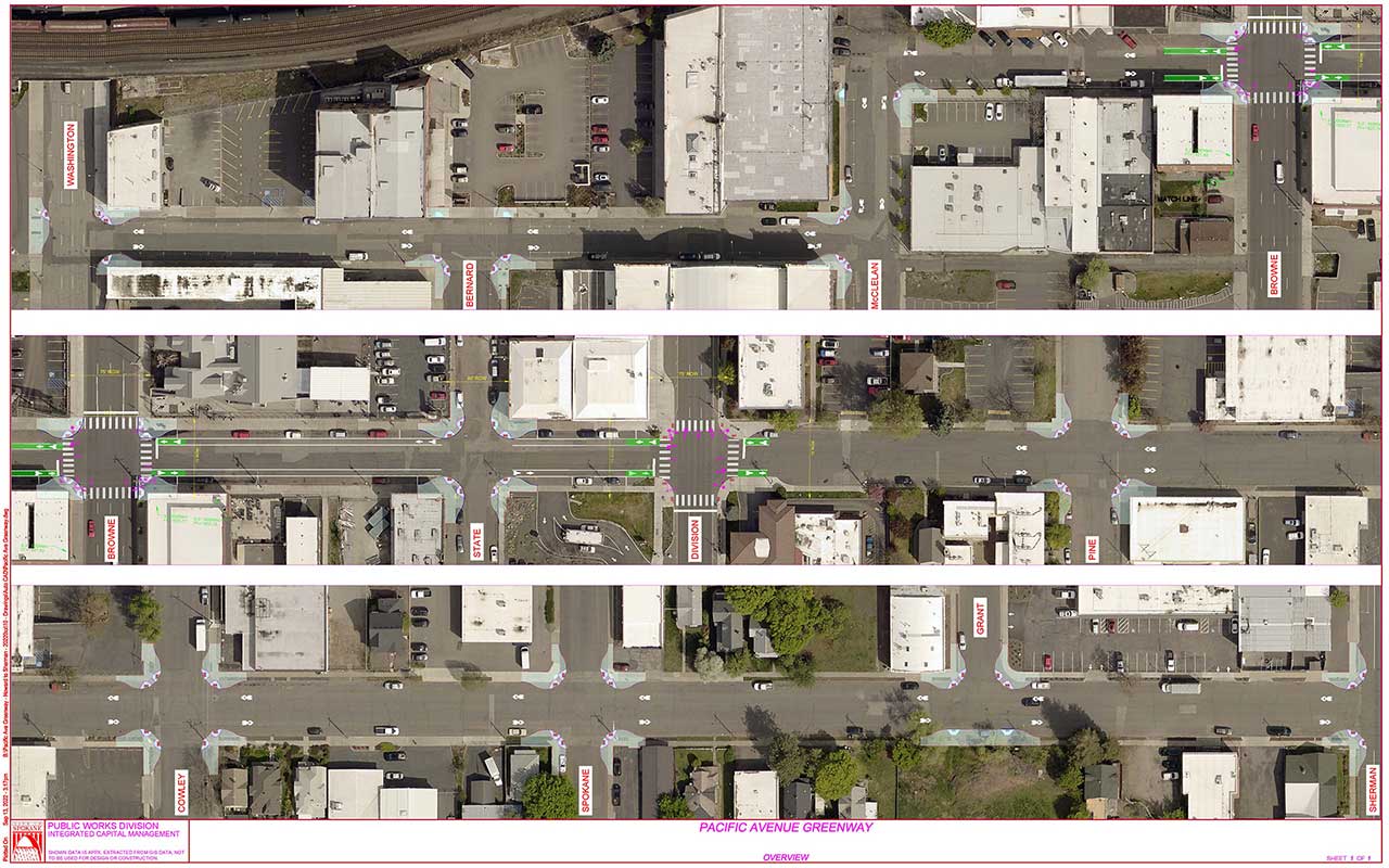 Pacific Avenue Greenway Phase 1