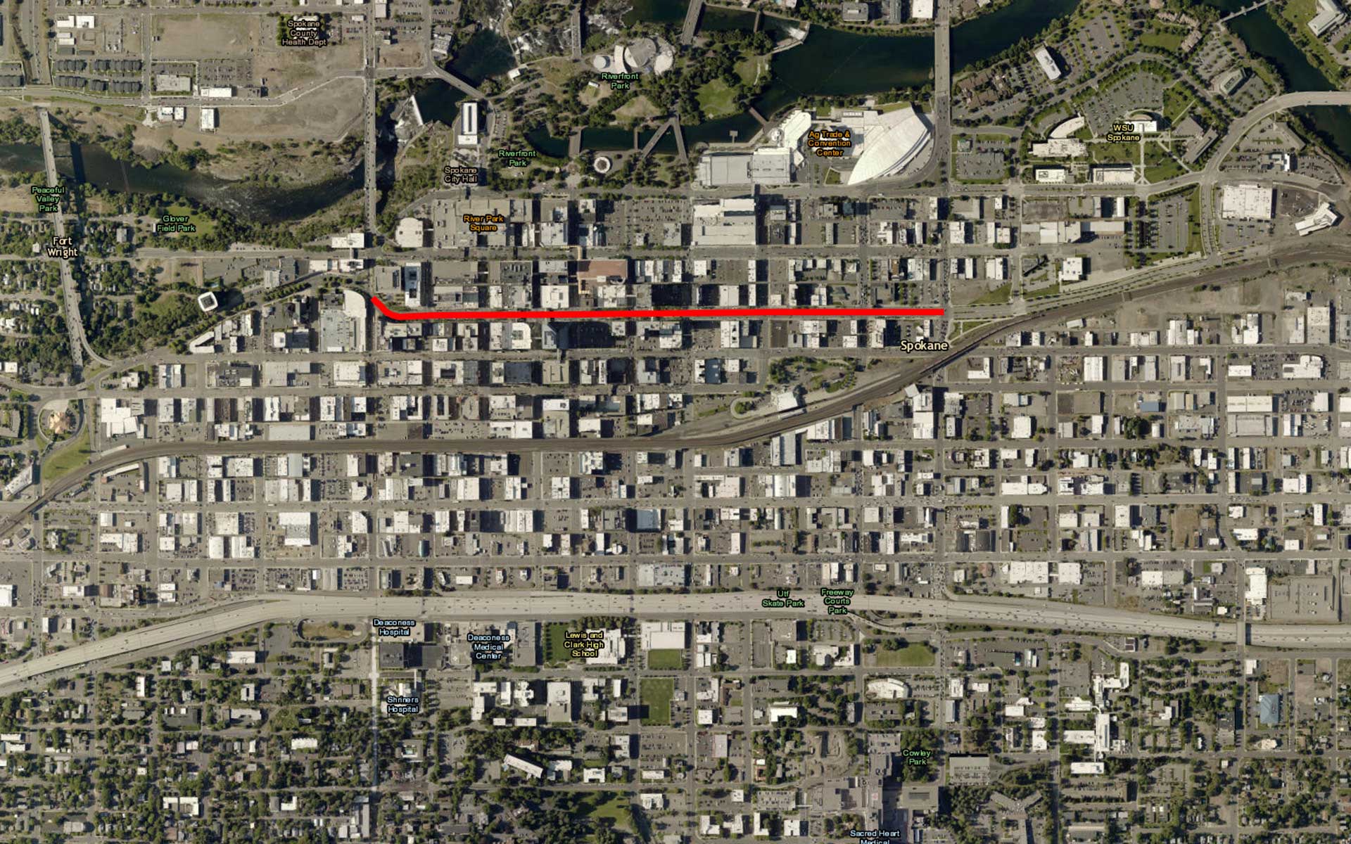 Riverside Avenue from Division to Monroe City of Spokane, Washington