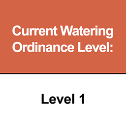 Current Watering Ordinance Level: Level 1
