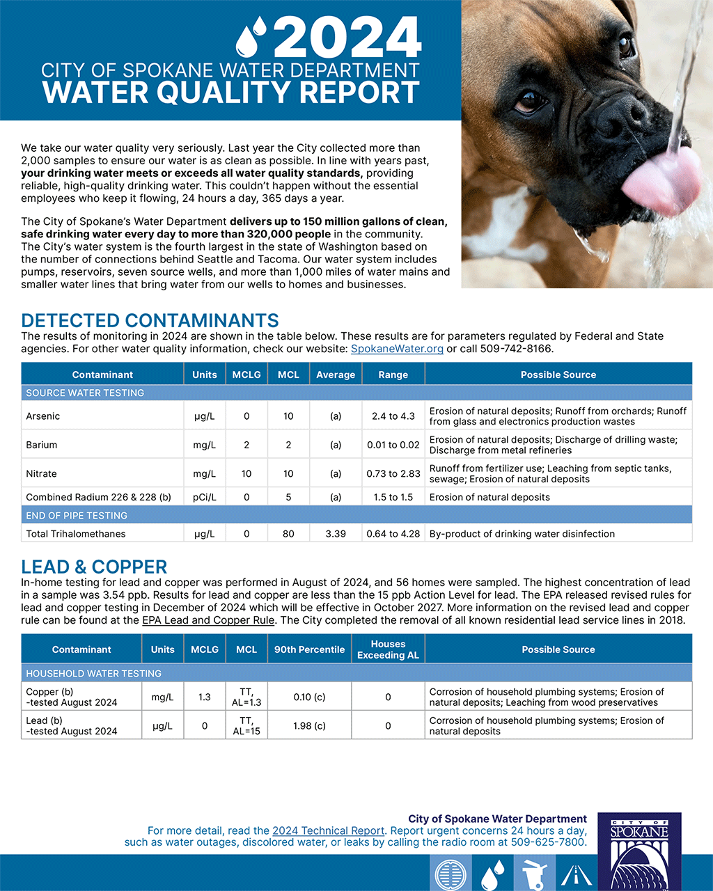 2024 Water Quality Report cover page