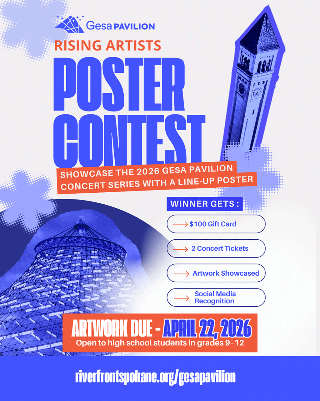 Rising Artists Poster Contest poster