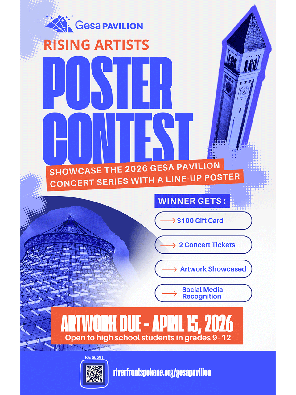 Rising Artists Poster Contest poster
