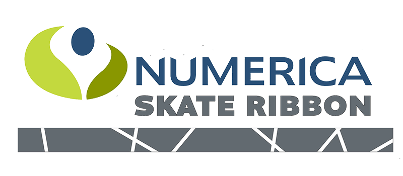 Numberica Skate Ribbon Sign