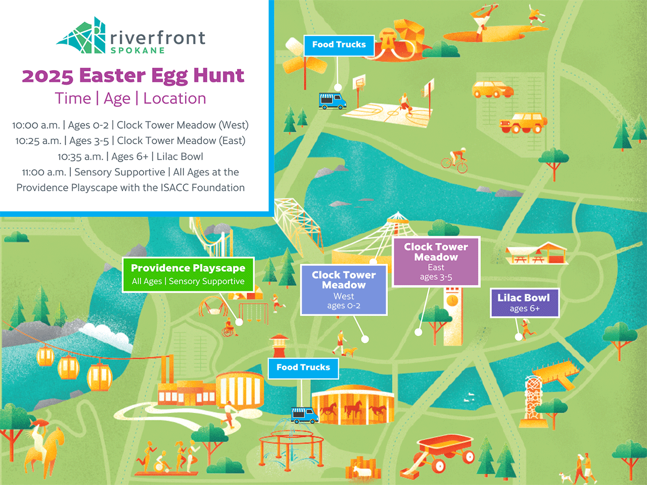 2025 Easter Egg Hunt Map