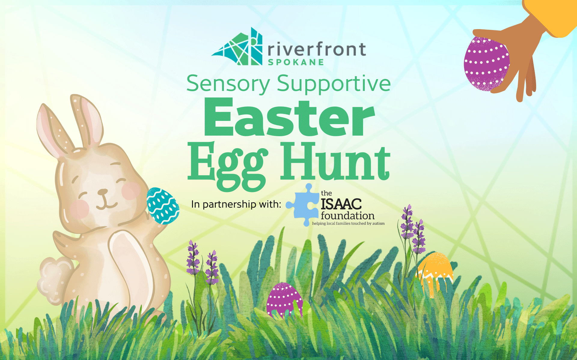 Sensory Supportive Easter Egg Hunt City of Spokane, Washington