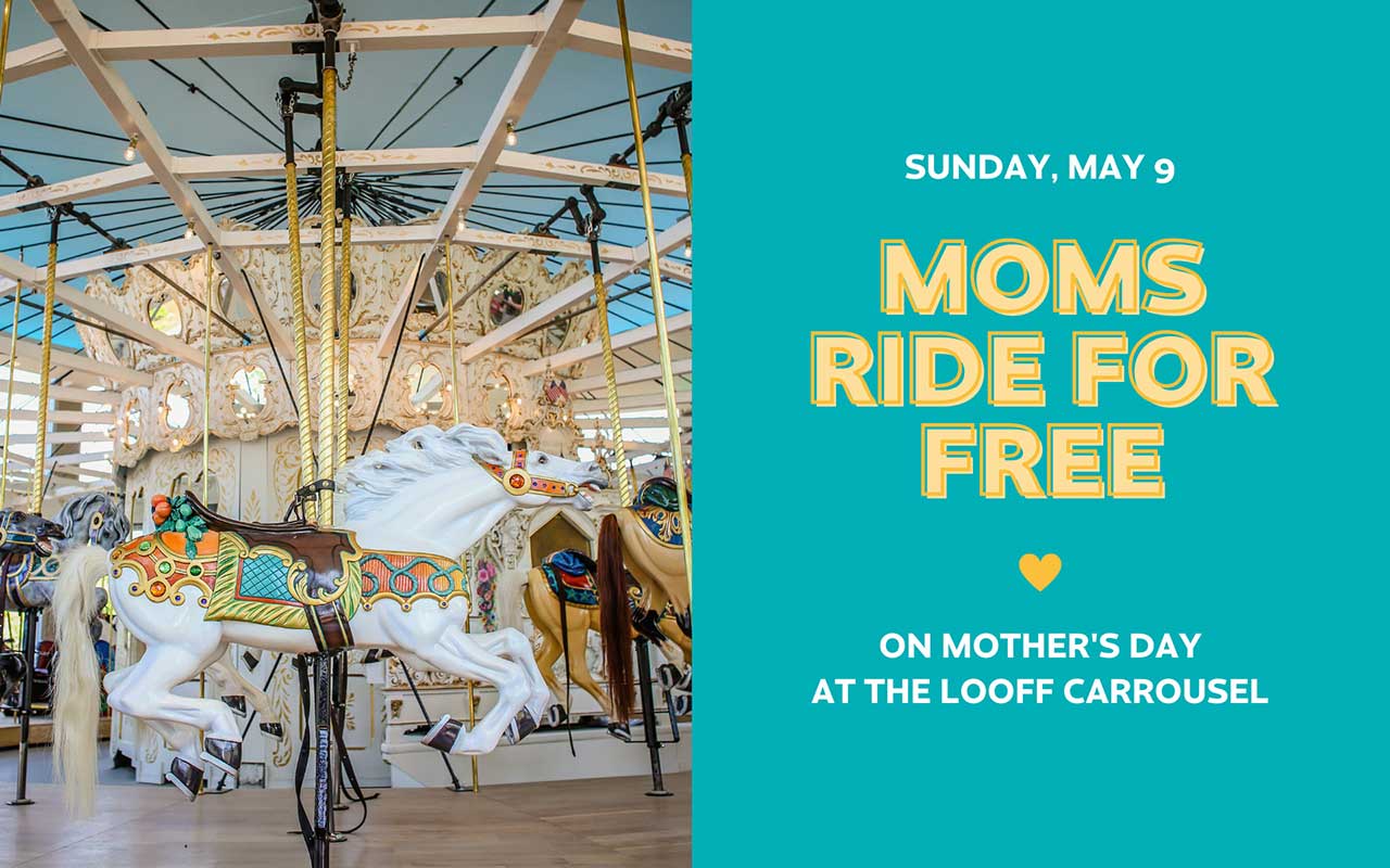 Free Carrousel Rides for Mom