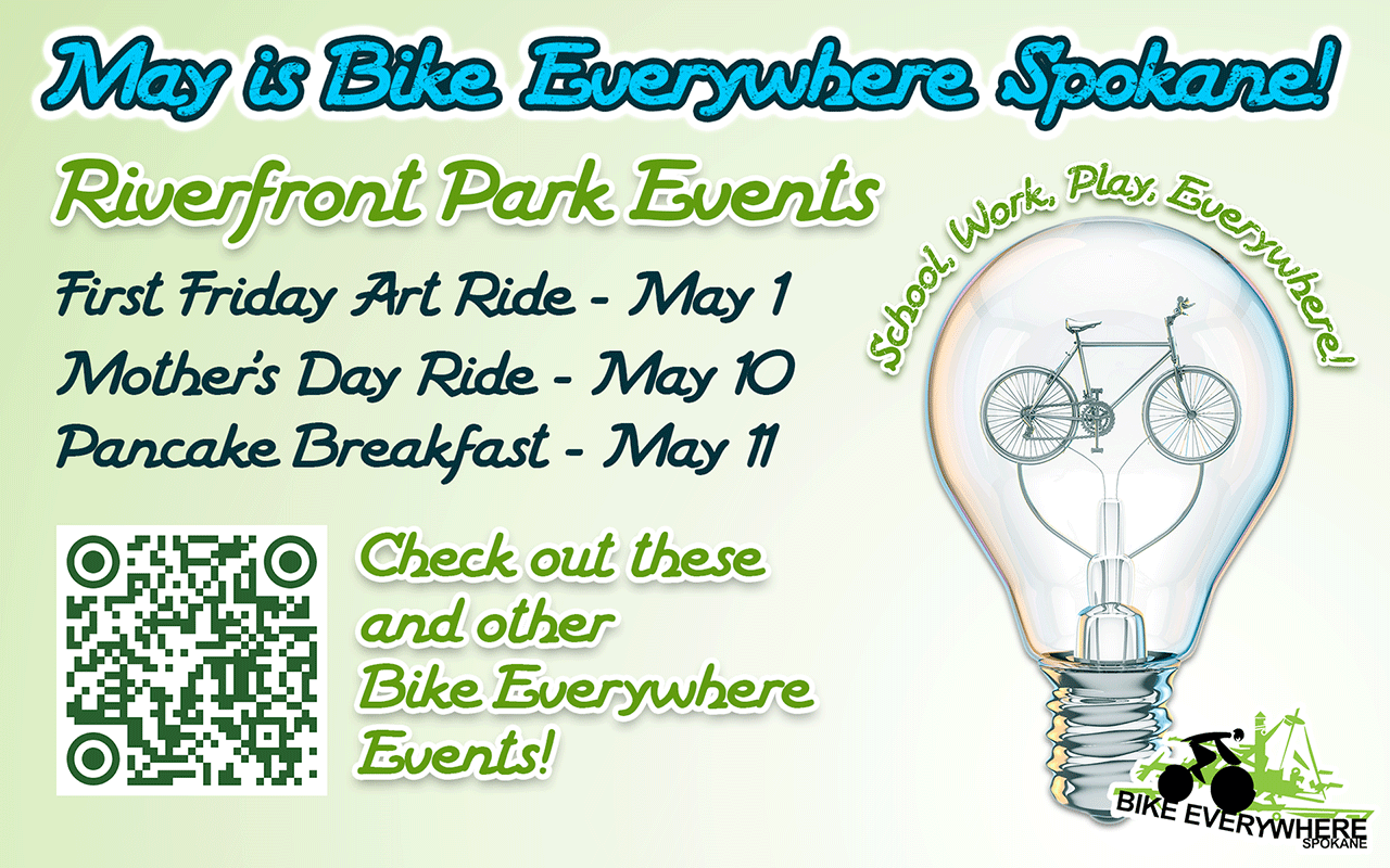 May is Bike Everywhere Spokane