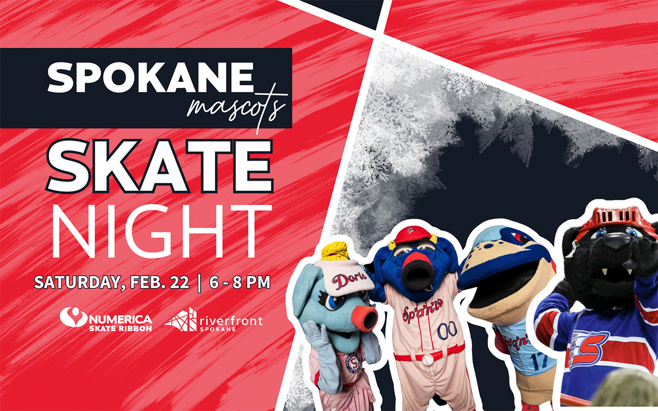 Spokane Mascots Skate Night