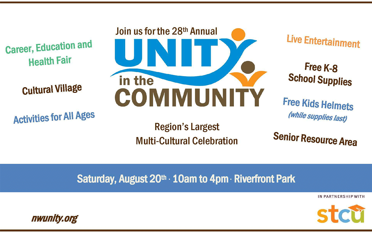 Unity in the Community 2022 flyer
