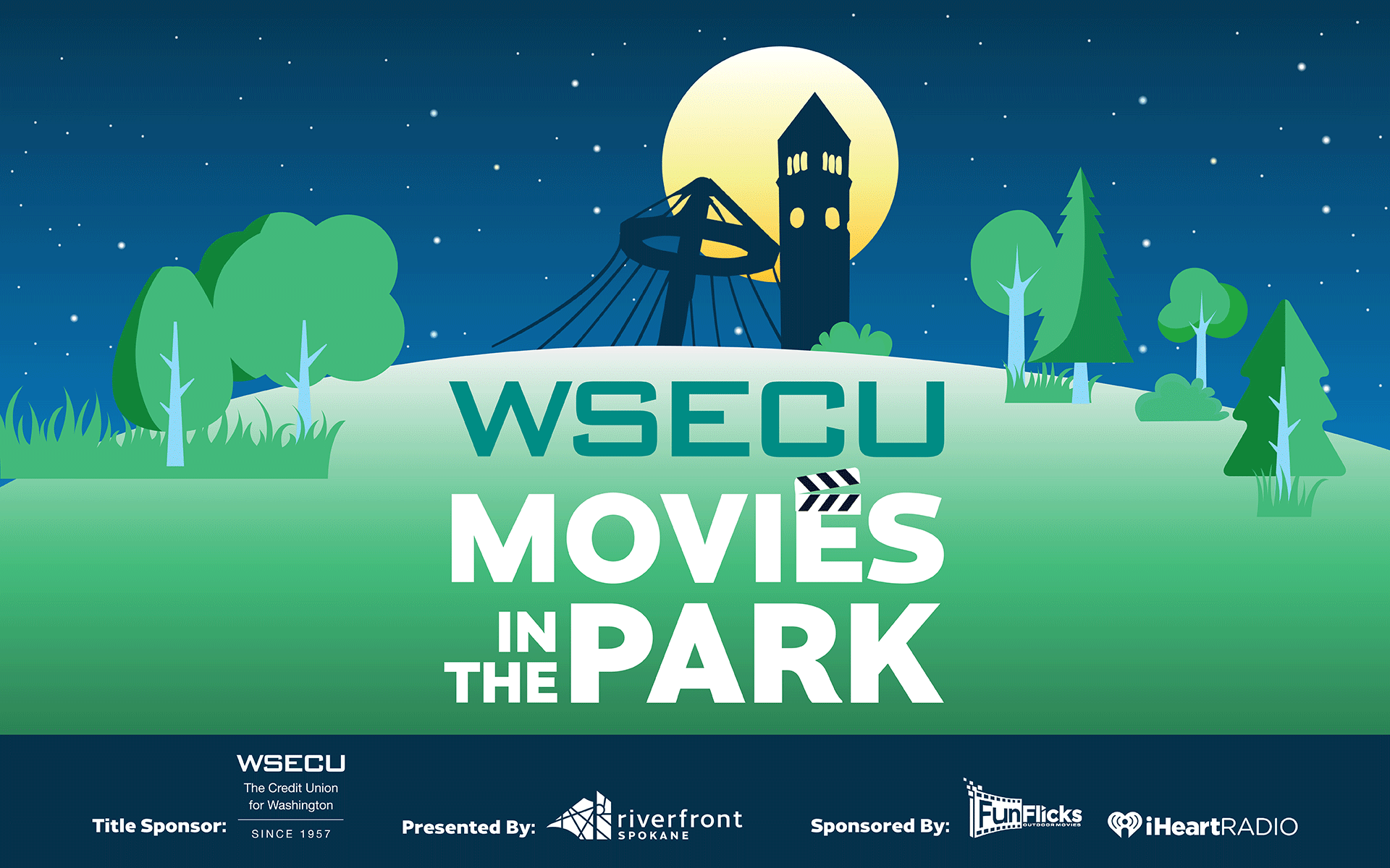 WSECU Movies in the Park City of Spokane, Washington