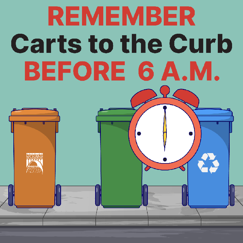 Move Carts to the Curb by 6 a.m.