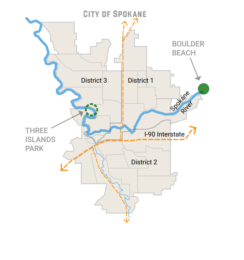 River Access Improvements Map