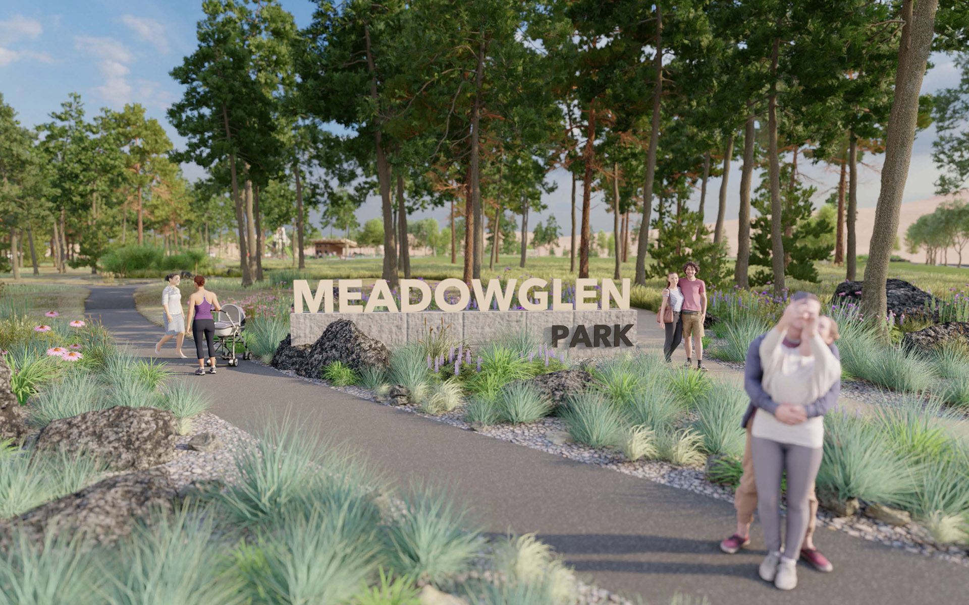 Meadowglen Park Concept Rendering 1