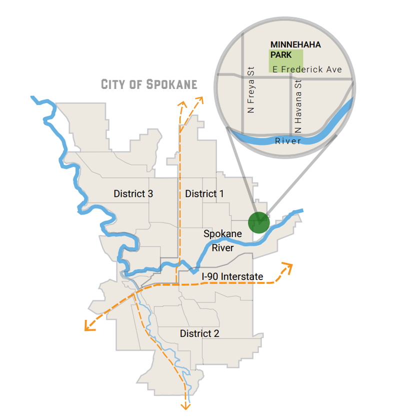 Minnehaha Park Map