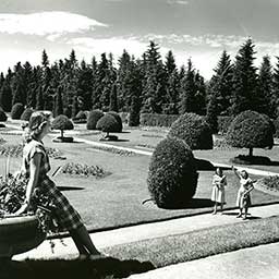 Manito Park's Duncan Garden some time  between 1940-1960 courtesy of Washington State Archives