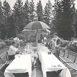 Park Board picnic in Duncan Garden. 1941