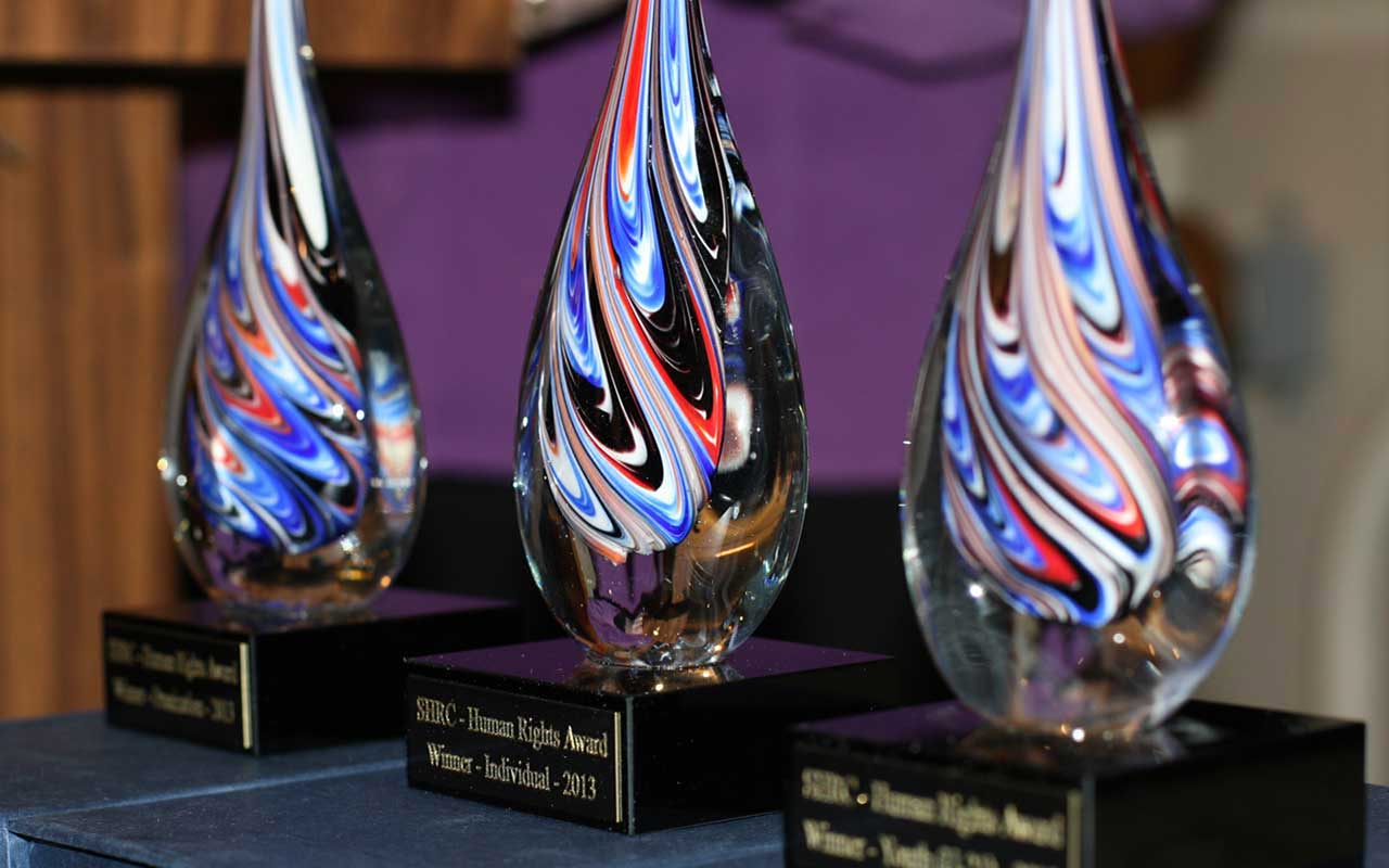 Human Rights Awards Trophies