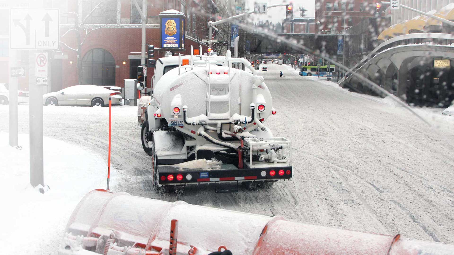 Snow in the forecast City of Spokane, Washington