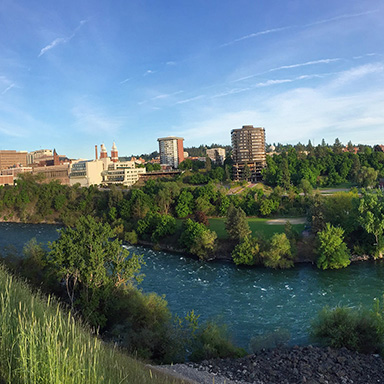 Spokane River - by Downtown